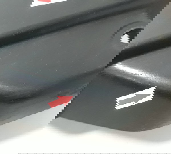 Carenagem Lateral Inferior Honda Cg 150 10/13 L/d Orig 15636 Preto