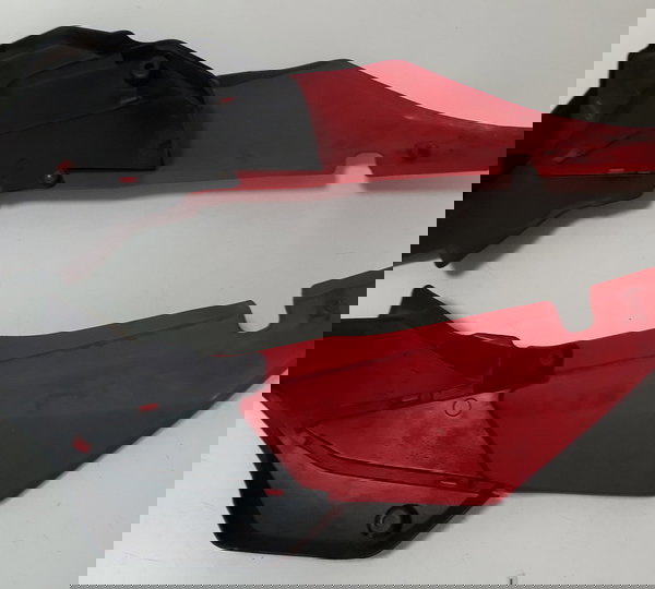 Par Carenagem Lateral Rabeta Bros 150 04/08 Orig 46372 Vermelho