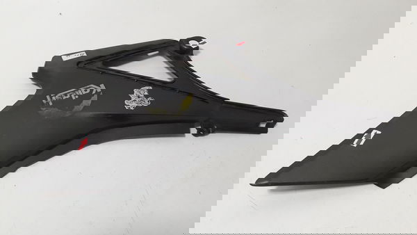 Carenagem Tampa Lateral Bros 150 09/13 L/d Quebrada 11767 Cinza-escuro