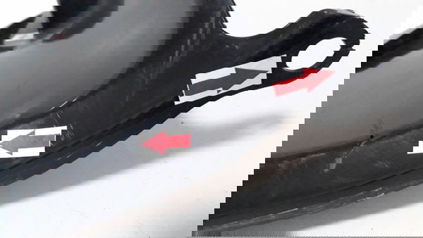Acabamento Carenagem Lat. Esq Cbr 1000rr 06/07 Avaria 20354
