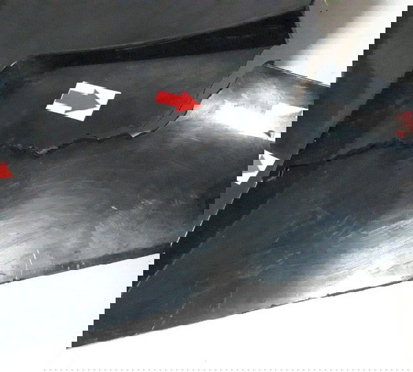 Acabamento Carenagem Lat. Esq Cbr 1000rr 06/07 Avaria 20354 Preto