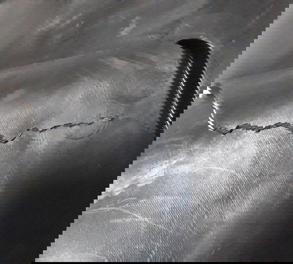 Acabamento Carenagem Lat. Esq Cbr 1000rr 06/07 Avaria 20354 Preto