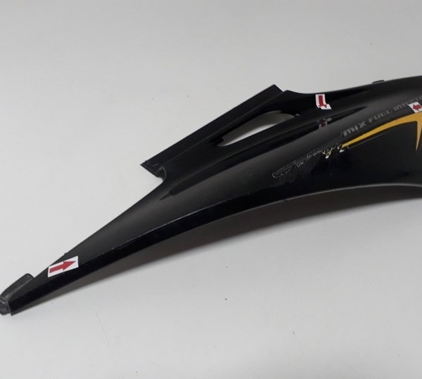 Carenagem Rabeta Dir Honda Nxr 150 Bros 2012 Avaria 32764 Preto