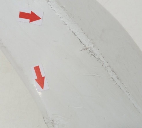 Carenagem Aba Tanque Dir Honda Bros 150 13/14 Original 18049 Branco