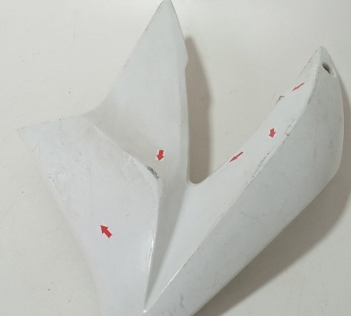 Carenagem Aba Tanque Dir Honda Bros 150 13/14 Original 18049 Branco