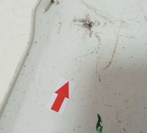 Carenagem Aba Tanque Dir Honda Bros 150 13/14 Original 18049 Branco