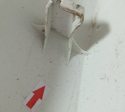 Carenagem Aba Tanque Dir Honda Bros 150 13/14 Original 18049 Branco