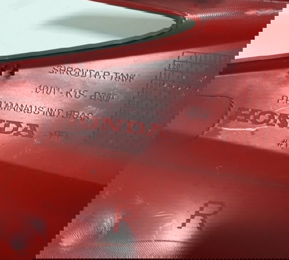 Carenagem Aba Tanque Dir Bros 160 22/23 Ori 33596 Vermelho