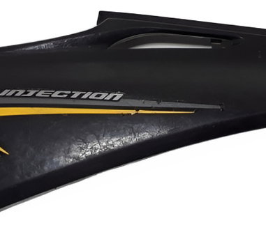 Carenagem Lateral Esq Honda Bros 150 08/13 Ori 28439 Avaria Preto