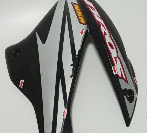Carenagem Aba Lateral Esq Honda Bros 06/07 Orig Avaria 15047 Preto