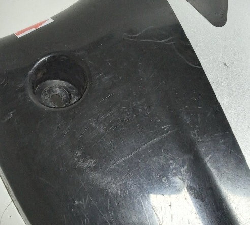 Carenagem Aba Lateral Esq Honda Bros 06/07 Orig Avaria 15047 Preto