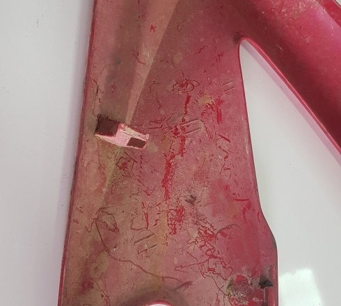 Carenagem Aba Tanque L/d Honda Bros 150 Original 11708 Não Se Aplica