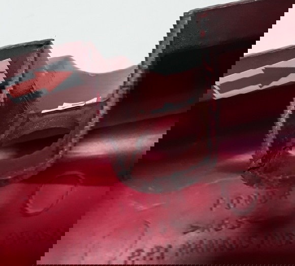 Carenagem Rabeta Esq Cbx 250 Twister 01/04 Orig Avaria 25903 Vermelho