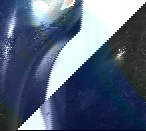 Carenagem Lateral Esq Honda Cg 125 99 Similar 22920 Azul