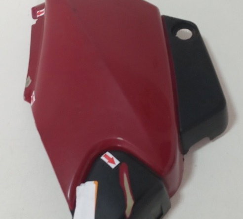 Carenagem Tampa Lateral Esq Cg125 Titan Ks 2003 Avaria 18439 Vermelho