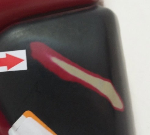 Carenagem Tampa Lateral Esq Cg125 Titan Ks 2003 Avaria 18439 Vermelho