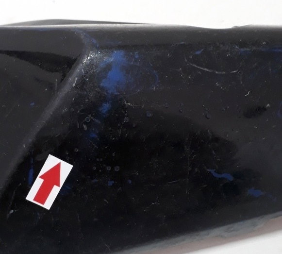 Carenagem Rabeta Esq Cg 150 04/08 Paralelo 22400 Avaria Preto