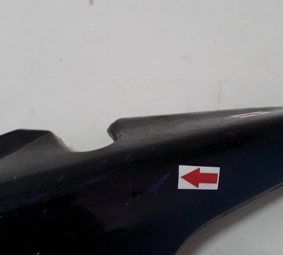 Carenagem Rabeta Esq Cg 150 04/08 Paralelo 22400 Avaria Preto