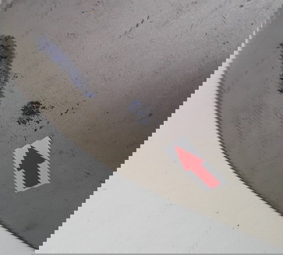 Carenagem Rabeta Esq Cg 150 09/13 Paralelo 25878 Avaria  Cinza