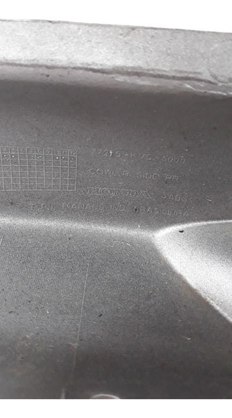 Carenagem Rabeta Dir Honda Cg 150 09/13 Ori 25886 Avaria