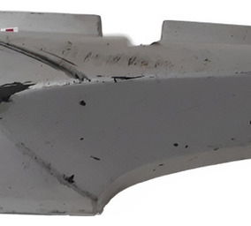 Carenagem Rabeta Esq Honda Cg 150 09/13 Orig Avaria 31352 Prateado