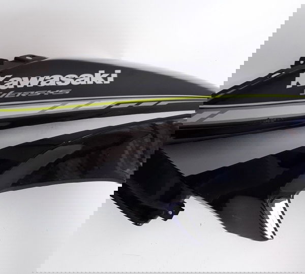 Carenagem Aba Tanque L/e Kawasaki Versys 650 2019 Orig 9613 Preto