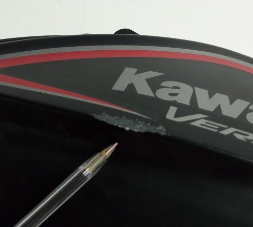 Carenagem Aba Lateral Esq. Versys 650 16/19 Original 10533 Preto Fosco