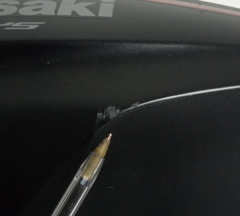 Carenagem Aba Lateral Esq. Versys 650 16/19 Original 10533 Preto Fosco