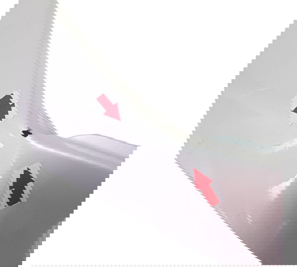 Carenagem Rabeta Esq Bmw G310 Gs Original Descrição 45872 Branco Perola