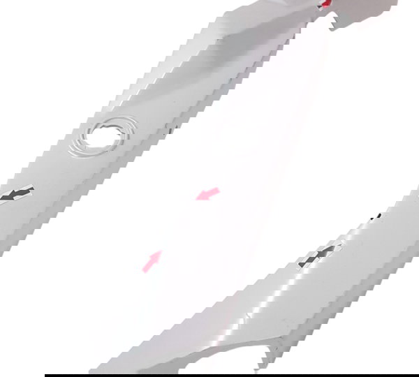 Carenagem Rabeta Esq Bmw G310 Gs Original Descrição 45872 Branco Perola