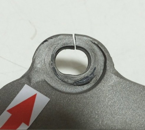 Carenagem Rabeta Esq Cb 600f Hornet 08/11 Trincada 21052 Prateado