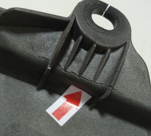 Carenagem Rabeta Esq Cb 600f Hornet 08/11 Trincada 21052 Prateado