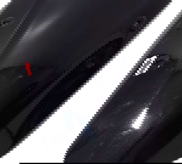 Carenagem Frontal Superior Fazer 250 23/23 Orig 46947  Preto