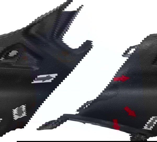 Acabamento Lateral Dir Suzuki B-king Orig Descrição 45383 Preto