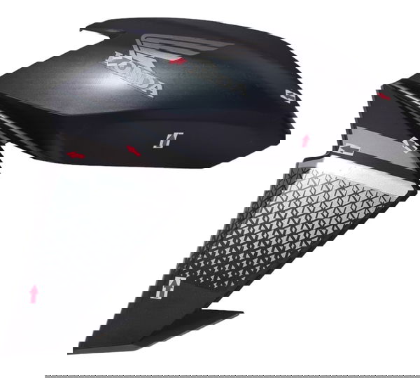 Carenagem Aba Tanque Esq Cb 250 F 16/22 Orig Descrição 45250 Cinza-escuro