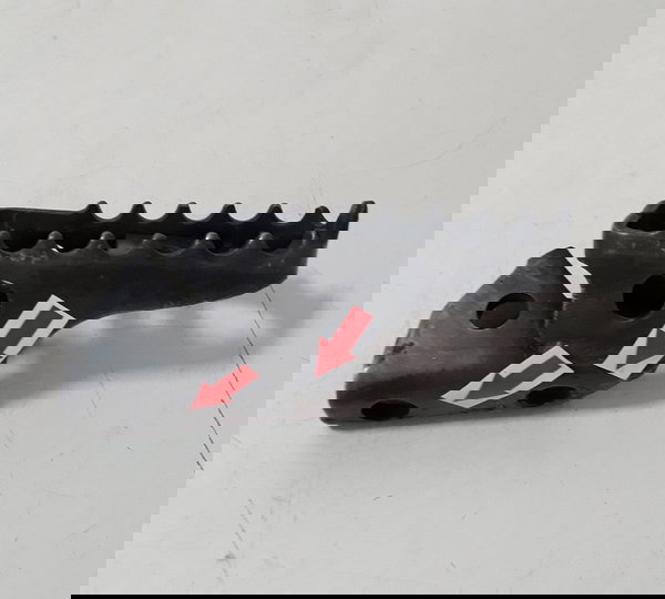 Pedaleira Dianteira Xtz 250 Lander 20/23 L/d Ralada 44379