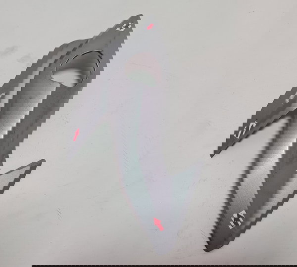 Carenagem Bananinha Esq Cg 160 Titan 16/21 Descrição 43592 Prateado