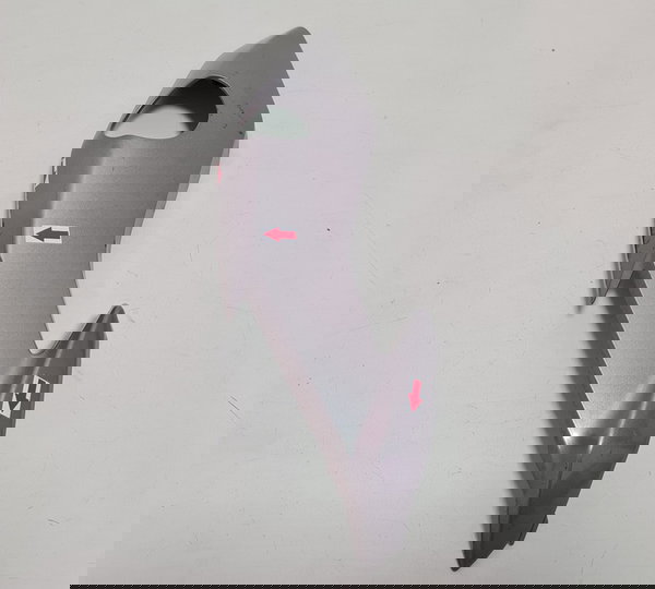 Carenagem Bananinha Esq Cg 160 Fan 22/24 Descrição 43436 Prateado