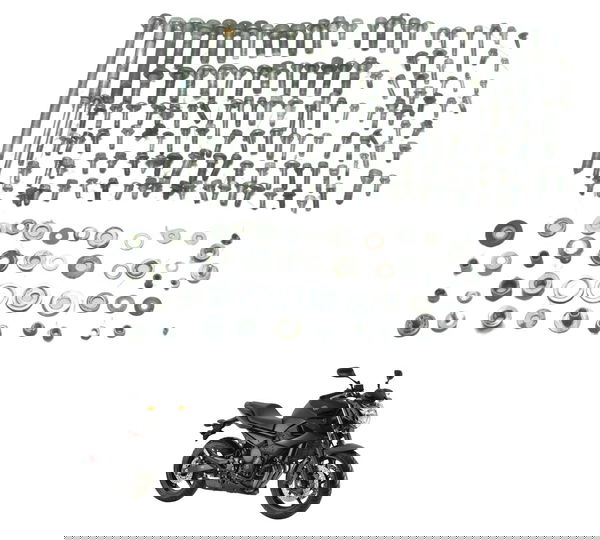 Kit Parafusos Diversos Yamaha Xj6 N 10-12 Original