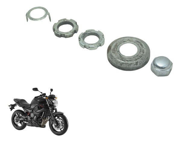 Porca Mesa Superior Yamaha Xj6 N 10-12 Original