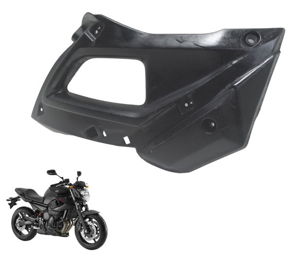 Acabamento Aba Tanque Esq C/ Detalh Yamaha Xj6 N 10-12 Orig