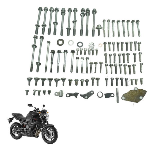 Kit Parafuso Motor Yamaha Xj6 N 10-12 Original