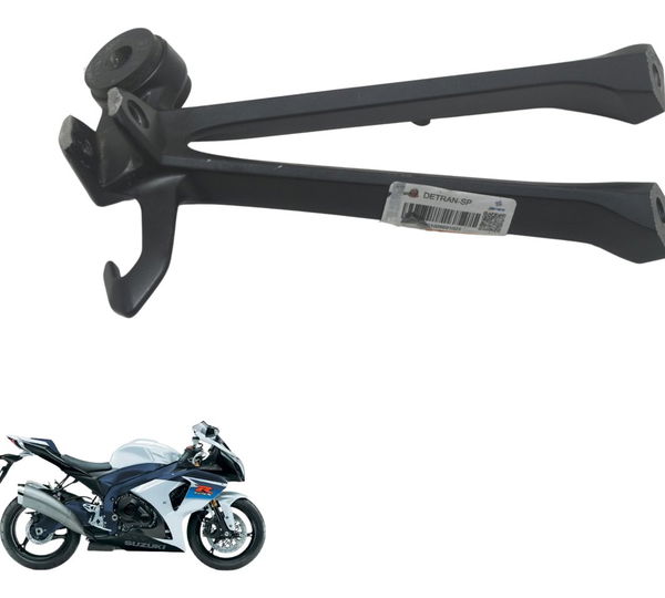 Suporte Pedaleira Tras Esq Avar Suzuki Gsx-r Srad 1000 11-16 Preto