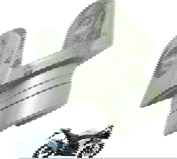 Suporte Pedaleira Diant Dir Suzuki Gsx-r Srad 1000 11-16 Prateado