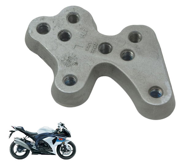 Suporte Pedaleira Esquerda Suzuki Gsx-r Srad 1000 11-16 Orig Prateado