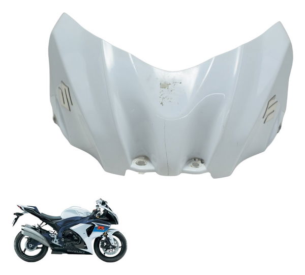 Capa Tanque C/ Detalhes Suzuki Gsx-r Srad 1000 11-16 Orig Branco