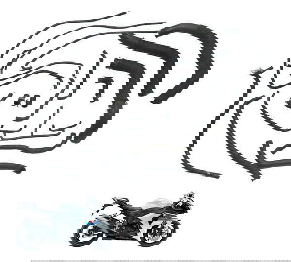 Kit Mangueiras Suzuki Gsx-r Srad 1000 11-16 Original