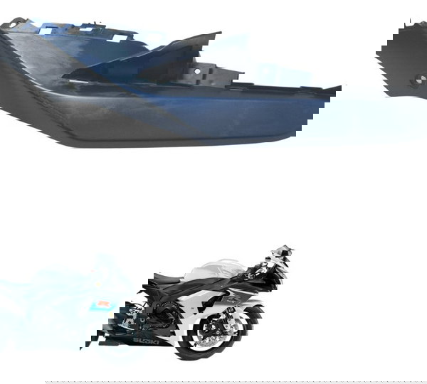 Carenagem Lateral Dir C/ Detal Suzuki Gsx-r Srad 1000 11-16 Preto