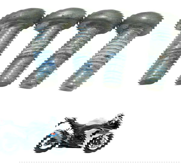 Jogo Parafuso Suporte Pedaleira Suzuki Gsx-r Srad 1000 11-16