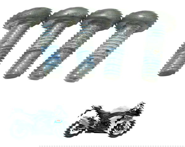Jogo Parafuso Suporte Pedaleira Suzuki Gsx-r Srad 1000 11-16